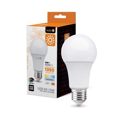 Żarówka LED GS 13W E27 6000K Kobi