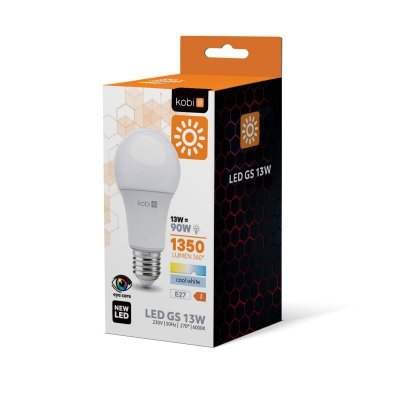 Żarówka LED GS 13W E27 6000K Kobi