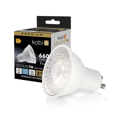 Żarówka LED GU10 7W 6500K Kobi Premium