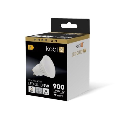Żarówka LED GU10 9W 4000K Kobi Premium
