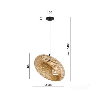 Lampa wisząca BOHO BEMIDI M 1xE27 Kobi Design