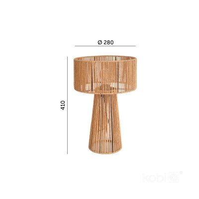 Lampka biurkowa BOHO SIMBU HS 1xE27 Kobi Design