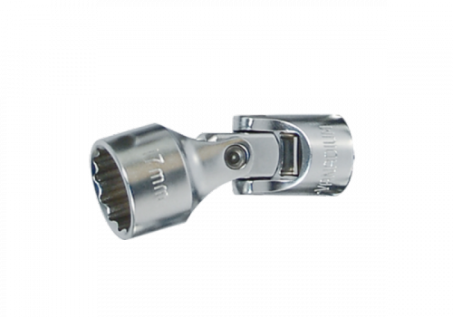 NASADKA KRÓTKA Z PRZEGUBEM 3/8&quot; 11mm x 48mm, 12-kąt, CHROM King Tony