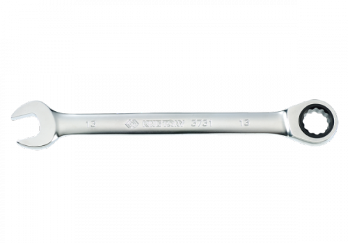 KLUCZ PŁASKO-OCZKOWY Z GRZECHOTKĄ JEDNOKIERUNKOWĄ 72 ZĘBY 149 x 9mm King Tony
