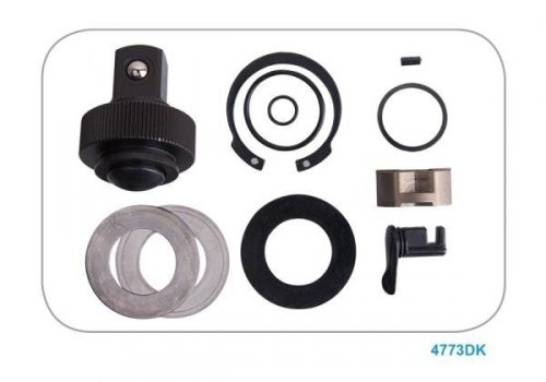 GRZECHOTKA Z PRZYCISKIEM 1/2&quot; 90 ZĘBÓW 250mm CHROM, UCHWYT GUMOWY King Tony