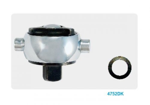 GRZECHOTKA 1/2&quot; Z RUCHOMĄ GŁOWICĄ 72 ZĘBY, Z PRZYCISKIEM, 300mm, UCHWYT GUMOWY King Tony