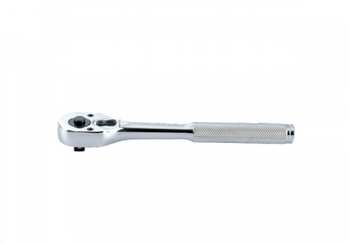 GRZECHOTKA Z PRZYCISKIEM 3/8&quot; 32 ZĘBY 200mm UCHWYT MOLETOWANY King Tony