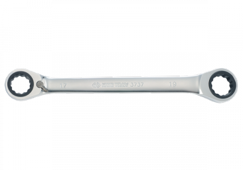 KLUCZ OCZKOWY DWUSTRONNY Z GRZECHOTKĄ DWUKIERUNKOWĄ 72 ZĘBY 8mm x 9mm King Tony