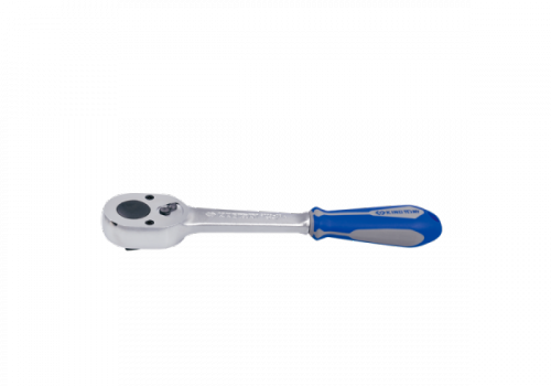 GRZECHOTKA 3/8&quot; 32 ZĘBY 200mm UCHWYT GUMOWY, BLOKADA King Tony