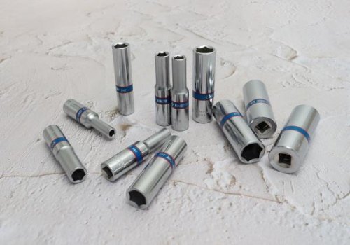 ZESTAW NASADEK 1/4&quot; 11cz. DŁUGIE 6-kąt. 4 - 13mm, KASETA King Tony