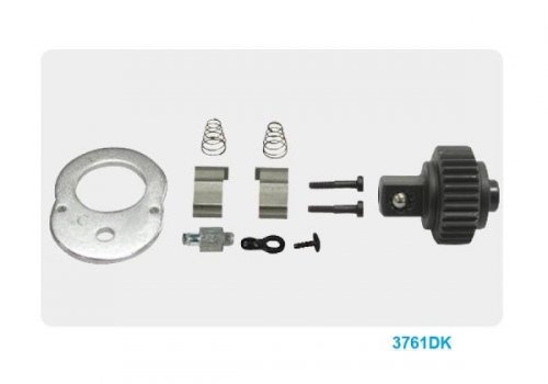 GRZECHOTKA Z PRZYCISKIEM 3/8&quot; 32 ZĘBY 200mm UCHWYT POLEROWANY King Tony