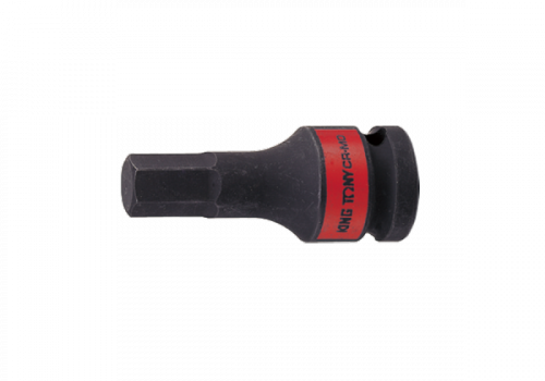 NASADKA UDAROWA KRÓTKA 1/2&quot; Z KOŃCÓWKĄ HEX 1/4&quot; x 60mm King Tony