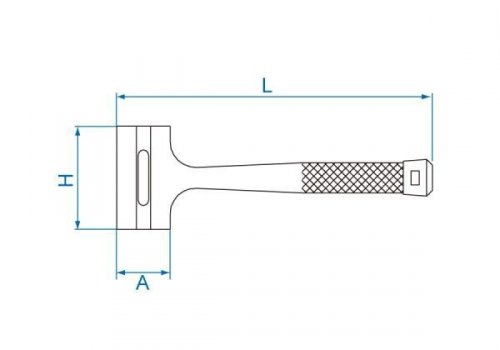 MŁOTEK BEZODRZUTOWY 680g 320mm King Tony