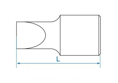 NASADKA 1/4&quot; Z KOŃCÓWKĄ PŁASKĄ 5,5 x 1,0 x 25mm King Tony