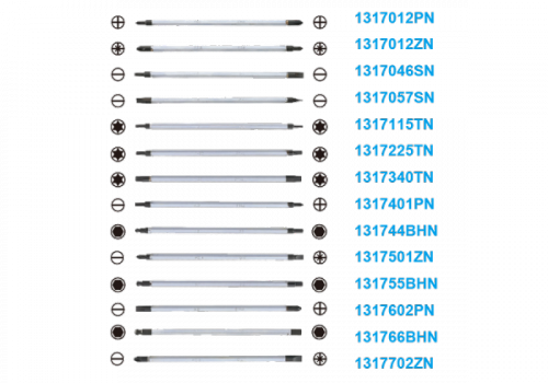WKRĘTAK DWUSTRONNY TORX T30 + T40 x 175mm King Tony