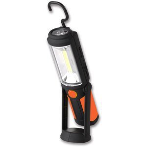 LATARKA COB LED+ 5LED + ŁADOWARKA SIECIOWA