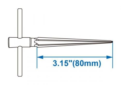 ROZWIERTAK STOŻKOWY 1/8&quot; - 3/8&quot;, DŁUGOŚĆ 80mm King Tony