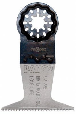 Ostrze bimetalowe wielofunkcyjne 50 mm do cięcia drewna z gwoździami BAHCO