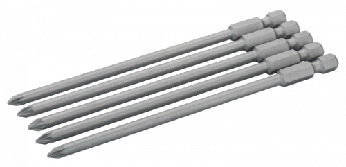 Bit 1/4&quot; PZ2x125 mm, 5 szt. BAHCO