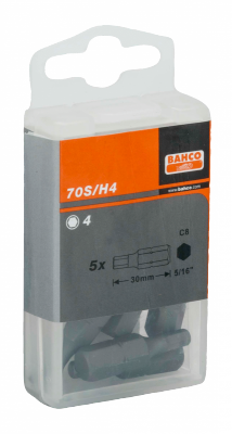 Bit imbusowy 10 mm - 30 mm 5/16 - zestaw 5 szt. BAHCO