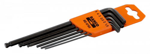 Zestaw kluczy imbusowych z kulką 6 szt. 1.5-5 mm BAHCO