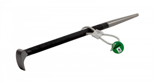 Łom boczny 90º z obracającą się główką i metalową pętlą drucianą - 304 mm BAHCO