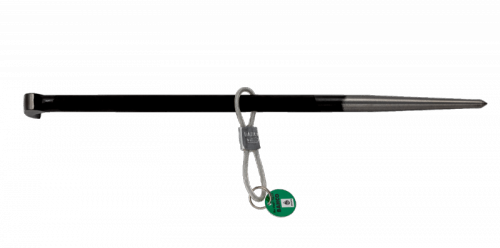 Łom boczny 90º z obracającą się główką i metalową pętlą drucianą - 304 mm BAHCO
