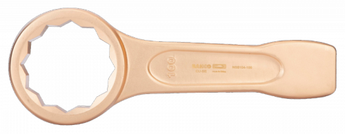 Klucz oczkowy do pobijania 36 mm, nieiskrzący CU-BE, antymagnetyczny BAHCO