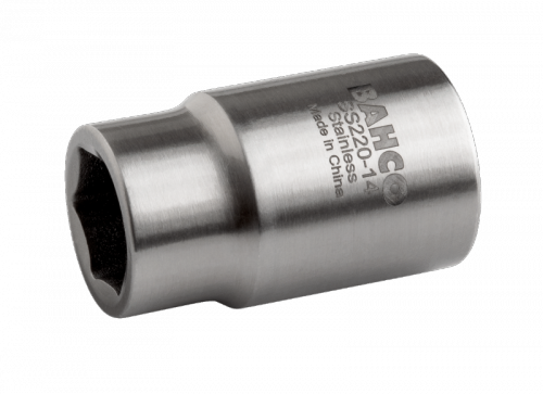 Nasadka 1/4&quot; 6-kątna 6 mm ze stali nierdzewnej BAHCO