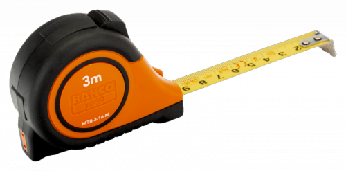 Taśma miernicza metryczna magnetyczna 5m 25mm angielska BAHCO