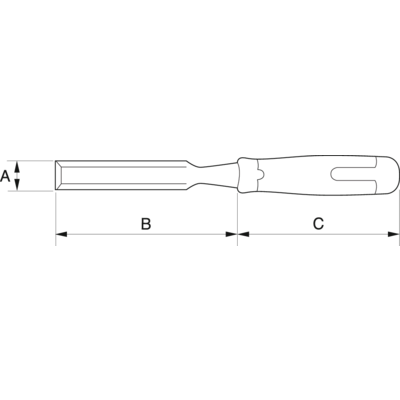 Dłuto stolarskie 18 mm BAHCO