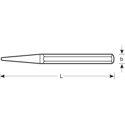 Punktak 6-kątny 5 mm x 120 mm BAHCO