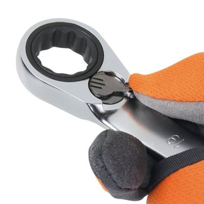 Klucz płasko-oczkowy z dwukierunkową grzechotką 9 mm, 142 Beta