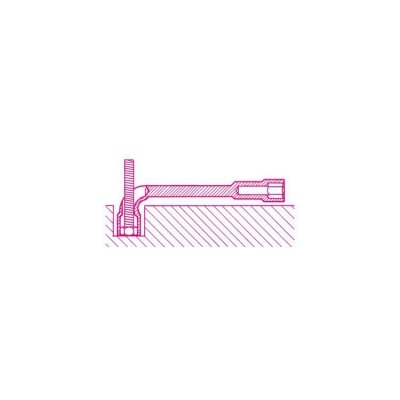 Klucz fajkowy dwustronny 12x12 mm, 932 Beta