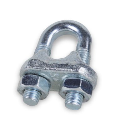Zacisk linowy kabłąkowy stalowy ocynkowany 11 mm (7/16&quot;) Robur