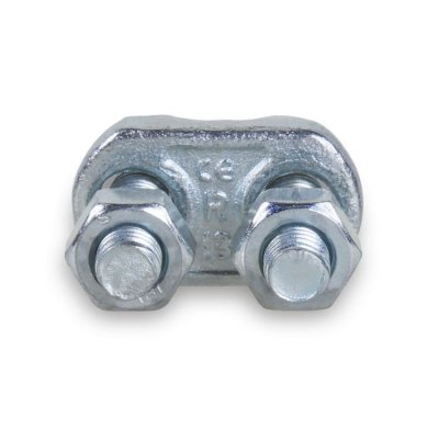 Zacisk linowy kabłąkowy stalowy ocynkowany 18 mm (11/16&quot;) Robur