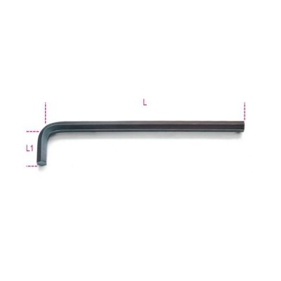 Klucz trzpieniowy imbusowy kątowy długi 2 mm, 96L Beta