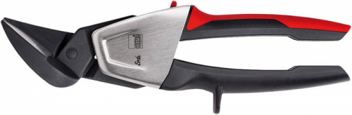 Nozyce do blachy Ideal z przelozeniem dzwigni i rekojescia 2-komponent. prawe 230mm Erdi