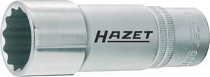 Klucz nasadowy - nasadka 1/2&quot;, długa, 18mm, 12-kątna, 900TZ-18 HAZET