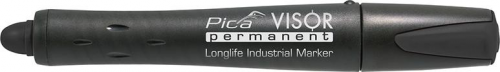 Marker permanentny VISOR przmyslowy, czarny Pica