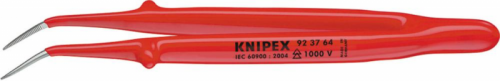 Pinceta precyzyjna VDE, 150mm, wygięta, 92 37 64, KNIPEX