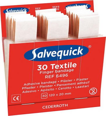 Opakowanie uzupełniające Salvequick bandaże na palce 6x30 elastyczne  (6 szt.)