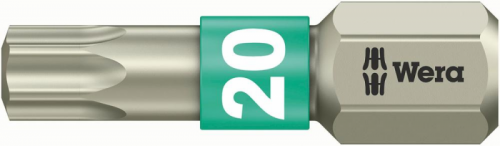 Bit nierdzewny 1/4&quot; DIN3126C6,3, do srub z gniazdem Torx 20x25mm Wera