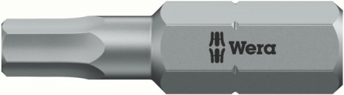 Bit ciagliwo-twardy 1/4&quot; DIN3126C6,3do srub z lbem z gniazdem 6-katnym 2,5x25mm Wera