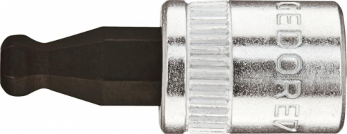 Nasadka wkrętakowa 1/4&quot; IMBUS z główką kulistą, 5x28mm,  GEDORE