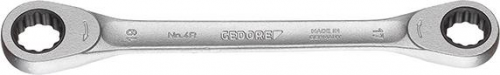 Podwojny klucz oczk. z grzechotka pierscien. 17x19mm GEDORE