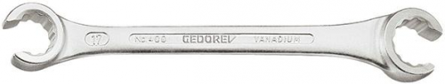 Podwójny klucz oczkowy otwarty 30x32mm, odgięty 15° GEDORE