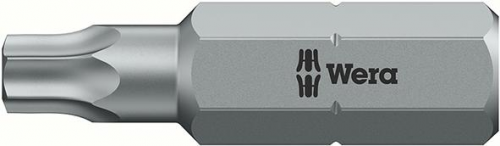 Bit z otworem 1/4&quot; DIN3126C6,3,d.srub z gniazdem Torx 15x25mm Wera