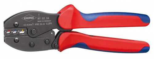 Szczypce do zagniatania tulejek 0,55-6mm, PreciForce, 97 52 37, KNIPEX