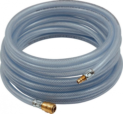 Zest.weza PVC ze zlacz.i tulejka wtyk.5m, 9x3mm,przezroczysty RIEGLER